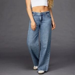 RSQ Stylish Blue Wide Leg Women's Jeans